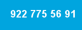 922 775 56 91 922 775 56 91